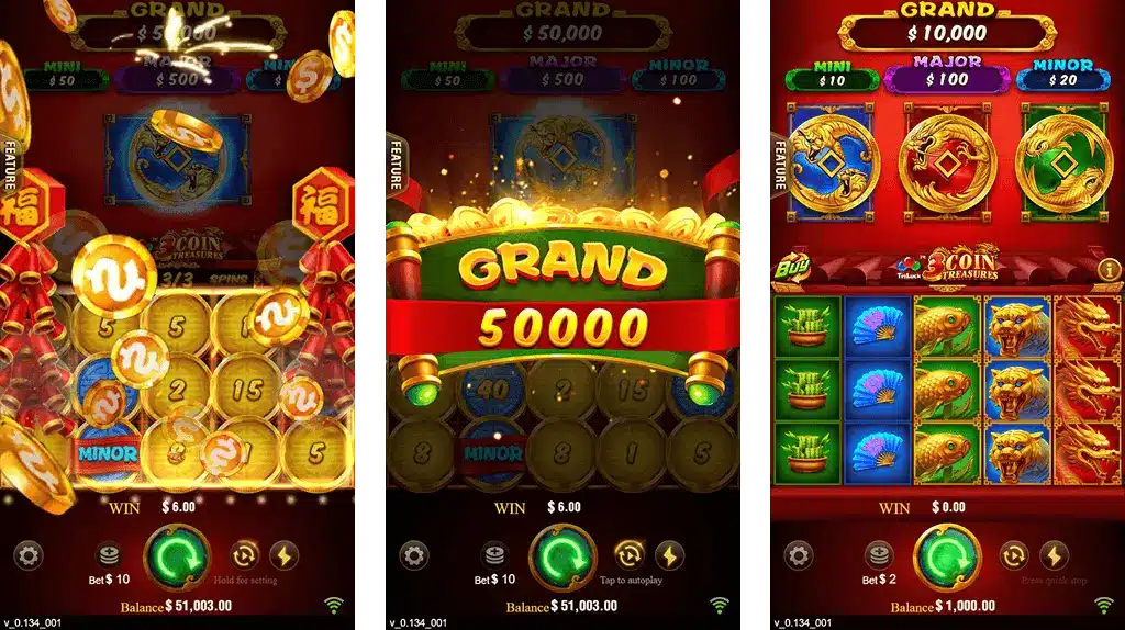 3 Coins Dp50 Bonus